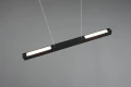 Lampa wisząca ściemnialna Paros czarny mat LED Dim. 29W 3000K do systemu szyn 2-fazowych DUOLINE trio 73043132 | 4017807505948 noxbox lampynox www.lampynox.pl