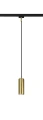 Lampa wisząca mosiądz mat Ø 6cm. GU10 do systemu szyn 2-fazowych DUOLINE trio 73240108 | 4017807542684 noxbox lampynox www.lampynox.pl