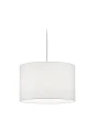 Lampa wisząca biały Ø 40cm. E27 do systemu szyn 2-fazowych DUOLINE trio 73330101 | 4017807471595 noxbox lampynox www.lampynox.pl