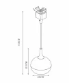 Lampa wisząca FAVORI czarna Ø 9cm. GU10 do systemu szyn 1-fazowych lucide 09956/01/30 | 5411212093387 noxbox lampynox www.lampynox.pl