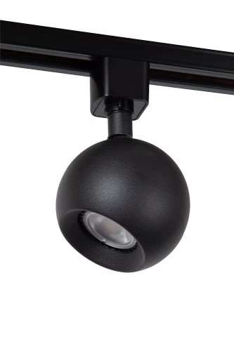 Reflektor FAVORI czarna Ø 9cm. GU10 do systemu szyn 1-fazowych lucide 09953/01/30 | 5411212093349 noxbox lampynox www.lampynox.pl