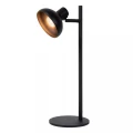 Lampa stołowa regulowany kierunek świecenia Sensas czarny Ø 18cm. ES111 lucide 30597/01/30 | 5411212303288 noxbox lampynox www.lampynox.pl