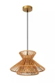Lampa wisząca Tasman jasny brąz Ø 32cm. E27 lucide 10420/32/72 | 5411212106001 noxbox lampynox www.lampynox.pl