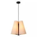 Lampa wisząca Gregory beżowy Ø 34,3cm. 3xE27 lucide 30495/03/38 | 5411212303134 noxbox lampynox www.lampynox.pl