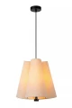 Lampa wisząca Gregory beżowy Ø 34,3cm. 3xE27 lucide 30495/03/38 | 5411212303134 noxbox lampynox www.lampynox.pl