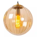 Lampa wisząca Monsaraz bursztynowy Ø 25cm. E27 lucide 45493/30/62 | 5411212452405 noxbox lampynox www.lampynox.pl
