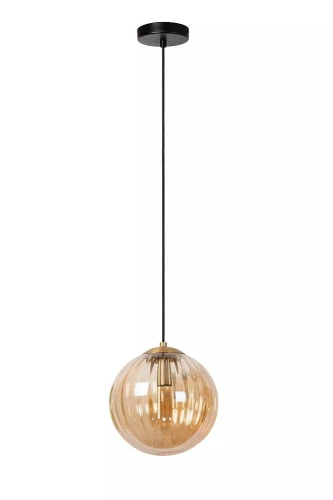 Lampa wisząca Monsaraz bursztynowy Ø 25cm. E27 lucide 45493/30/62 | 5411212452405 noxbox lampynox www.lampynox.pl