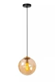 Lampa wisząca Monsaraz bursztynowy Ø 25cm. E27 lucide 45493/30/62 | 5411212452405 noxbox lampynox www.lampynox.pl