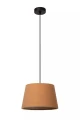 Lampa wisząca Woolly żółty ochra Ø 28cm. E27 lucide 10416/01/44 | 5411212105851 noxbox lampynox www.lampynox.pl