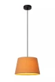 Lampa wisząca Woolly żółty ochra Ø 28cm. E27 lucide 10416/01/44 | 5411212105851 noxbox lampynox www.lampynox.pl