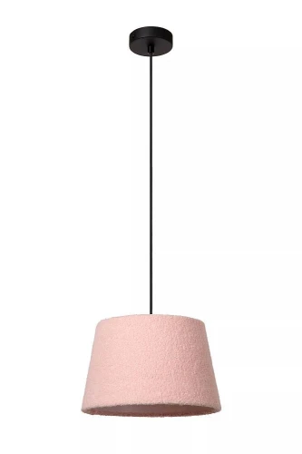 Lampa wisząca Woolly różowy Ø 28cm. E27 lucide 10416/01/66 | 5411212105844 noxbox lampynox www.lampynox.pl
