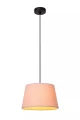 Lampa wisząca Woolly różowy Ø 28cm. E27 lucide 10416/01/66 | 5411212105844 noxbox lampynox www.lampynox.pl