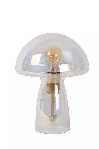 Lampka stołowa Fungo transparentny E27 lucide 10514/01/60 | 5411212105738 noxbox lampynox www.lampynox.pl