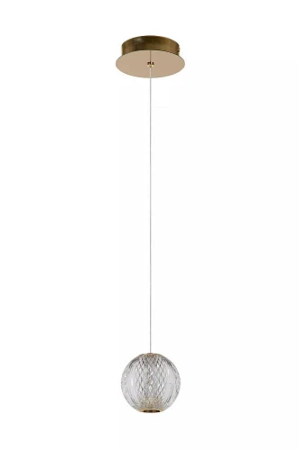 Lampa wisząca CINTRA przeźroczysta Ø14cm. LED 5,7W 2700K lucide 13499/04/60 | 5411212134370 noxbox lampynox www.lampynox.pl