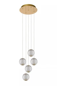 CINTRA przeźroczysta Ø 32cm. LED Dim. 5x4,7W 2700K Lampa wisząca ściemnialna