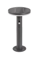 Ogrodowa lampa stojąca z czujnikiem ruchu i zmierzchu Botev antracyt zasilanie solarne wys. 38cm. LED PIR 10W 4000K IP44 Rabalux 77018 noxbox lampynox www.lampynox.pl