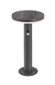 Ogrodowa lampa stojąca z czujnikiem ruchu i zmierzchu Botev antracyt zasilanie solarne wys. 38cm. LED PIR 10W 4000K IP44 Rabalux 77018 noxbox lampynox www.lampynox.pl