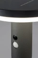 Ogrodowa lampa stojąca z czujnikiem ruchu i zmierzchu Botev antracyt zasilanie solarne wys. 38cm. LED PIR 10W 4000K IP44 Rabalux 77018 noxbox lampynox www.lampynox.pl