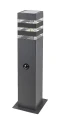 Ogrodowa lampa stojąca z czujnikiem ruchu i zmierzchu Ankara antracyt wys. 44cm. PIR E27 IP44 rabalux 77026 | 5996595770266 noxbox lampynox www.lampynox.pl