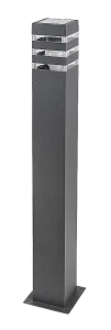 Ankara antracyt wys. 74cm. E27 IP44 Ogrodowa lampa stojąca