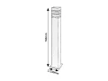 Ogrodowa lampa stojąca Ankara antracyt wys. 74cm. E27 IP44 rabalux 7380 | 5998250373805 noxbox lampynox www.lampynox.pl