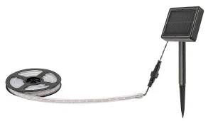 Ansoo biały zasilanie solarne LED 0,26W 3000K Ogrodowa taśma led z czujnikiem zmierzchu ( 8 szt. dostępnych od ręki. Wysyłka 24 h. )