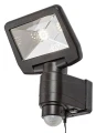 Naświetlacz zewnętrzny z czujnikiem ruchu i zmierzchu Dojran czarny zasilanie solarne LED PIR 5W 4000K IP44 rabalux 77021 | 5996595770211 noxbox lampynox www.lampynox.pl