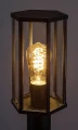 Lampa ogrodowa stojąca Dubrovnik czarny mat wys. 65cm. E27 IP44 rabalux 7240 | 5998250372402 noxbox lampynox www.lampynox.pl