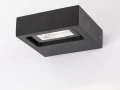 Kinkiet zewnętrzny z regulowanym kierunkiem świecenia Ganges czarny mat LED 7W 4000K IP65 rabalux 7052 | 5998250370521 noxbox lampynox www.lampynox.pl