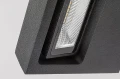 Kinkiet zewnętrzny z regulowanym kierunkiem świecenia Ganges czarny mat LED 7W 4000K IP65 rabalux 7052 | 5998250370521 noxbox lampynox www.lampynox.pl