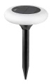 Lampa ogrodowa wbijana Haiti czarny zasilanie solarne LED 0,6W 3000K RGB IP65 rabalux 7069 | 5998250370699 noxbox lampynox www.lampynox.pl