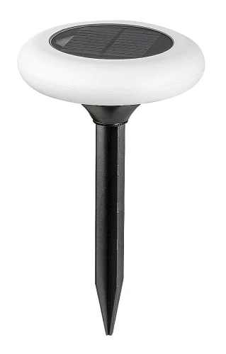 Lampa ogrodowa wbijana Haiti czarny zasilanie solarne LED 0,6W 3000K RGB IP65 rabalux 7069 | 5998250370699 noxbox lampynox www.lampynox.pl