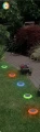 Lampa ogrodowa wbijana Haiti czarny zasilanie solarne LED 0,6W 3000K RGB IP65 rabalux 7069 | 5998250370699 noxbox lampynox www.lampynox.pl