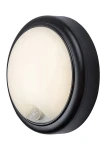 Hitura czarny PIR LED 15W 4000K IP54 Kinkiet zewnętrzny z czujnikiem ruchu i zmierzchu