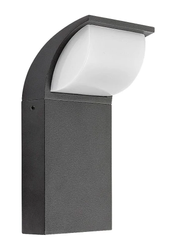 Kinkiet zewnętrzny Hongkong czarny LED 9W 4000K IP65 rabalux 7166 | 5998250371665 noxbox lampynox www.lampynox.pl