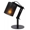 Lampka stołowa TAMPA Czarna E27  Lucide 45592/81/30 | 5411212451408 noxbox lampynox www.lampynox.pl