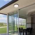 Plafon zewnętrzny Hort czarny LED 15W 4000K IP54 rabalux 7407 | 5998250374079 noxbox lampynox www.lampynox.pl