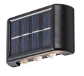 Kinkiet zewnętrzny z czujnikiem zmierzchu Kangton czarny zasilanie solarne LED 1,2W 3000K IP44 rabalux 77024 | 5996595770242 noxbox lampynox www.lampynox.pl