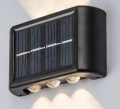 Kinkiet zewnętrzny z czujnikiem zmierzchu Kangton czarny zasilanie solarne LED 1,2W 3000K IP44 rabalux 77024 | 5996595770242 noxbox lampynox www.lampynox.pl
