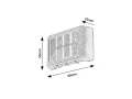 Kinkiet zewnętrzny z czujnikiem zmierzchu Kangton czarny zasilanie solarne LED 1,2W 3000K IP44 rabalux 77024 | 5996595770242 noxbox lampynox www.lampynox.pl