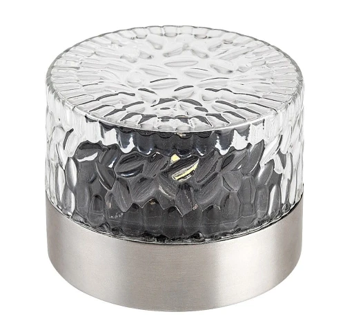 Lampka stołowa zewnętrzna Lentula stalowa zasilanie solarne LED 0,5W 3000K IP44 rabalux 7010 | 5998250370101 noxbox lampynox www.lampynox.pl