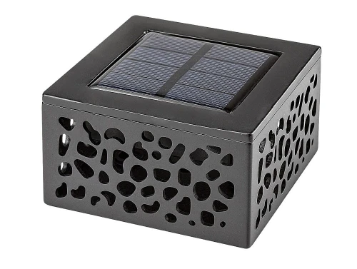 Dekoracyjna lampka stołowa zewnętrzna Medulin czarny zasilanie solarne LED 0,5W 3000K IP44 rabalux 7032 | 5998250370323 noxbox lampynox www.lampynox.pl