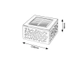 Dekoracyjna lampka stołowa zewnętrzna Medulin czarny zasilanie solarne LED 0,5W 3000K IP44 rabalux 7032 | 5998250370323 noxbox lampynox www.lampynox.pl