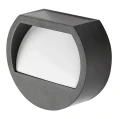 Zewnętrzna lampa nad stopnie schodowe z czujnikiem zmierzchu Narmada czarny zasilanie solarne LED 0,5W 4000K IP44 rabalux 77004 | 5996595770044 noxbox lampynox www.lampynox.pl