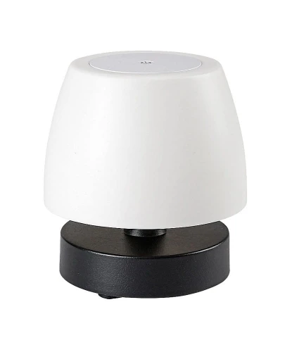 Akumulatorowa ściemnialna lampka stołowa zewnętrzna Odera czarny LED 3 step dim. 3W 3000K rabalux 7040 | 5998250370408 noxbox lampynox www.lampynox.pl
