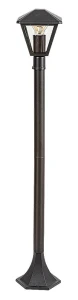 Paravento czarny wys. 1m. E27 IP44 Lampa ogrodowa stojąca