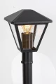 Lampa ogrodowa stojąca Paravento czarny wys. 1m. E27 IP44 rabalux 7150 | 5998250371504 noxbox lampynox www.lampynox.pl