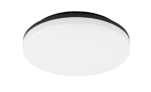 Plafon zewnętrzny Pernik czarny Ø 28cm. LED 24W 3000K IP54 rabalux 7265 | 5998250372655 noxbox lampynox www.lampynox.pl