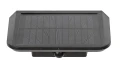 Kinkiet zewnętrzny z czujnikiem ruchu i zmierzchu Qesa czarny zasilanie solarne PIR LED 10W 4000K IP44 rabalux 77005 | 5996595770051 noxbox lampynox www.lampynox.pl