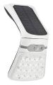 Kinkiet zewnętrzny ściemnialny z czujnikiem ruchu i zmierzchu Rogova biała zasilanie solarne PIR LED 3 step dim. 4W 4000K IP44 rabalux 77022 | 5996595770228 noxbox lampynox www.lampynox.pl